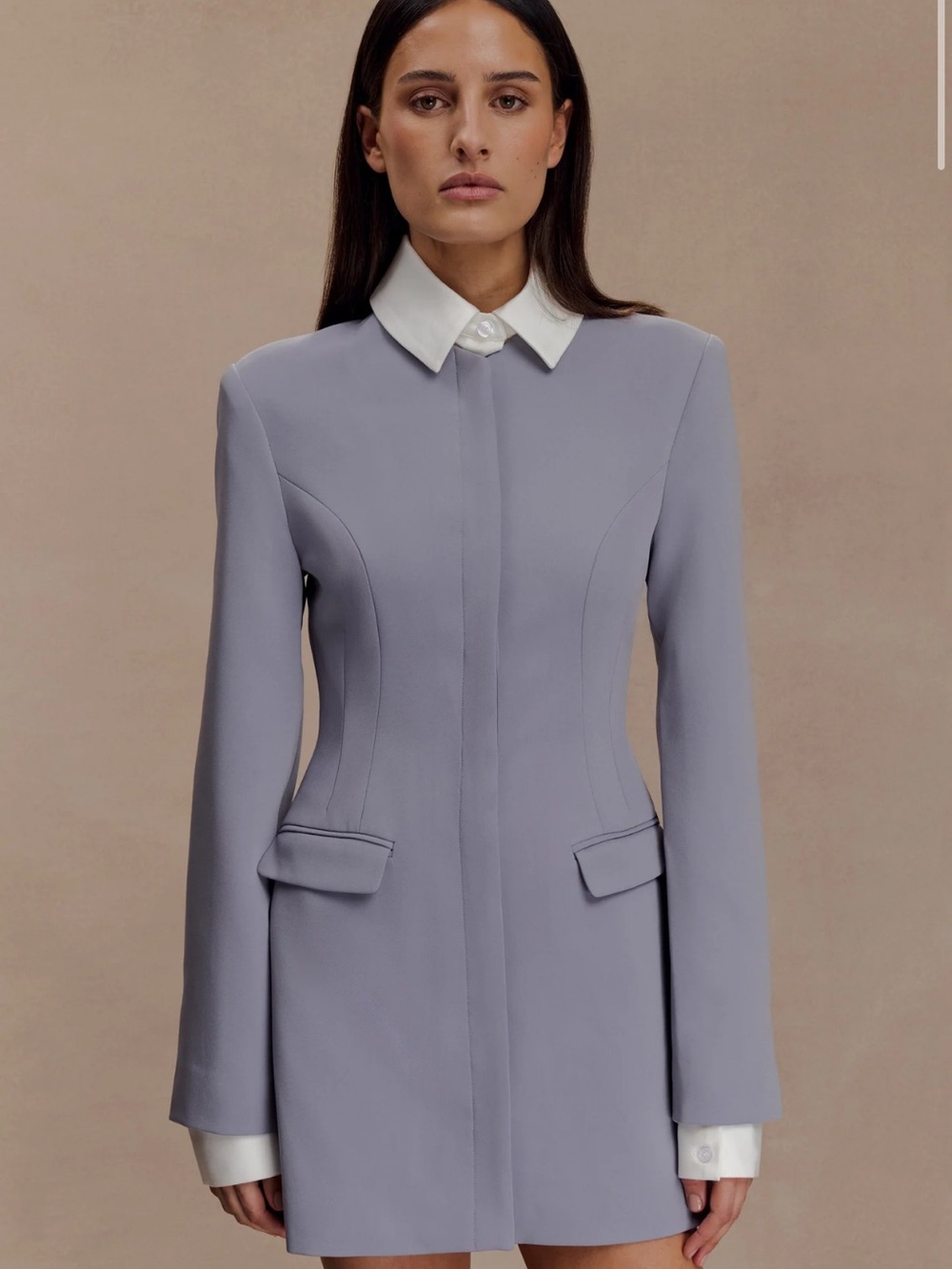 NWT Meshki Gretchen Suiting Mini Dress
